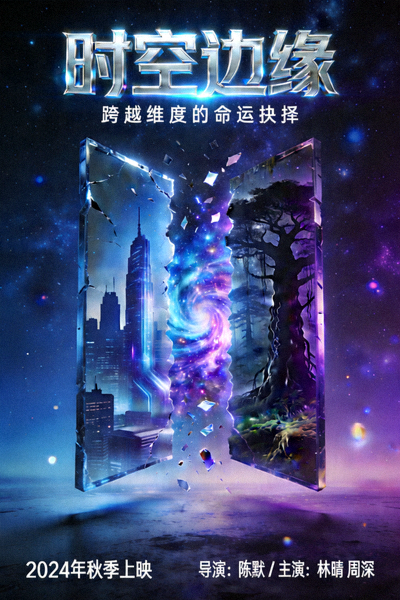 《时空边缘》科幻剧海报